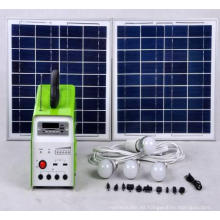 Sistema de energía solar con radio